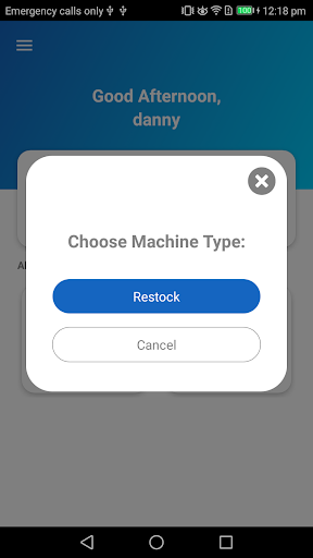 Vendron Operator Screen 3