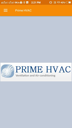 Android application Prime HVAC screenshort