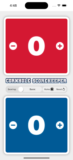 Cornhole Scorekeeper