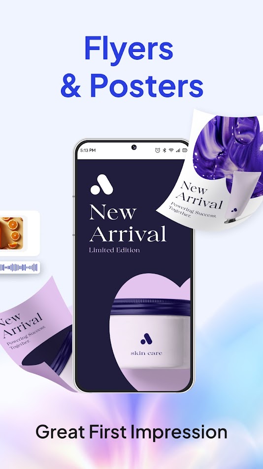 #4. Fluer: AI Design, Photo, Video (Android) 作者: Fluer