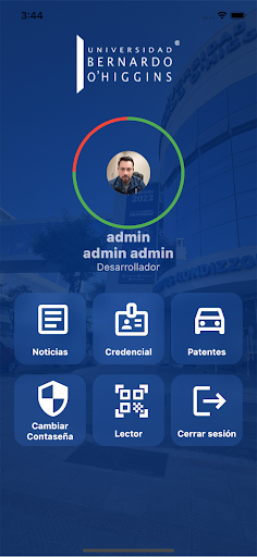 Android application Funcionarios UBO screenshort