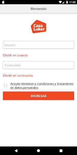 Android application CL Te cuida screenshort