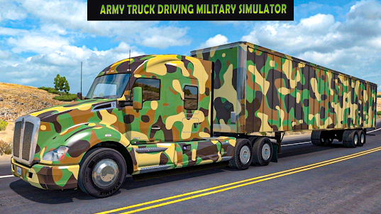Quân đội Xe tải Thực Lái xe 3D