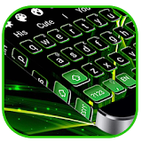 Black Green Keyboard Theme icon