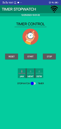 Android application Timer Stopwatch screenshort