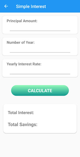 Interest Calculator Screen 2