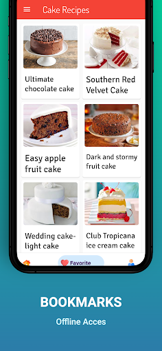Screenshot of Cake Recipes Tasty Cookbook