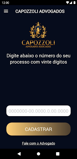 Android application Capozzoli Advogados Associados screenshort