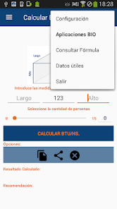 Captura de Pantalla 4 Calcular BTU android