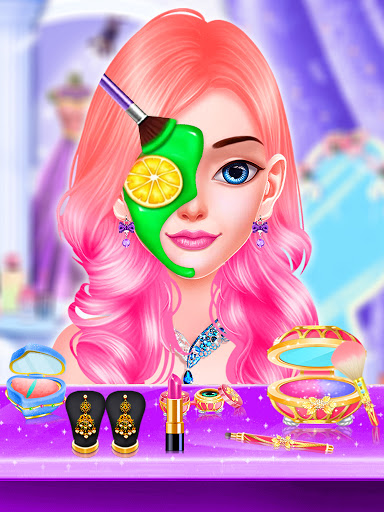 Pink Princess Dress Up Makeup