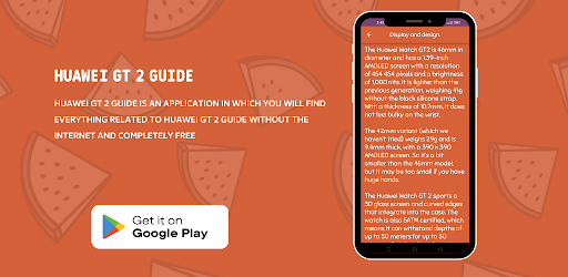 Android application Huawei GT 2 Guide screenshort