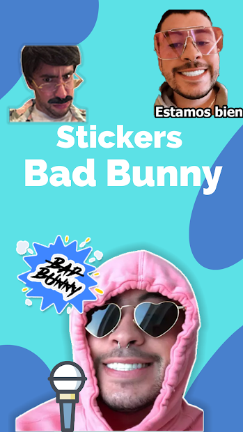 Captura de Pantalla 2 Bad Bunny Stickers Canciones android