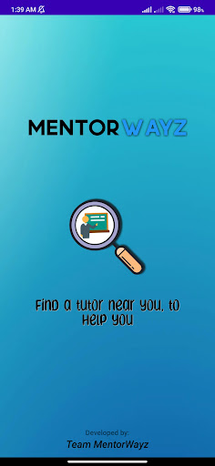 Android application MentorWayz screenshort