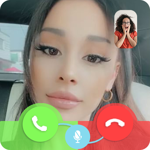 Ariana Grande VCall& Fake Chat logo