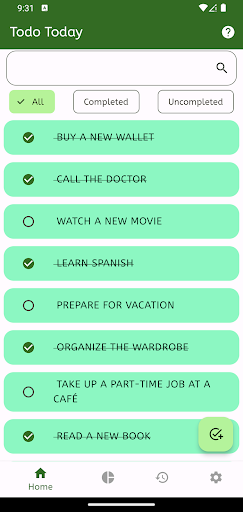 Android application Todo Today - Task Management screenshort