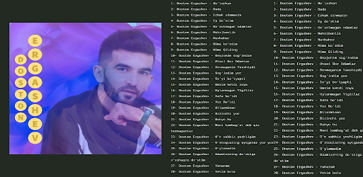 Doston Ergashev Qoshiqlar 2024 Screen 3