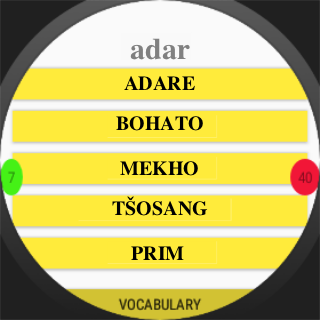 Sesotho Vocabulary Exercise