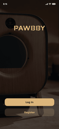 Android application PAWBBY screenshort