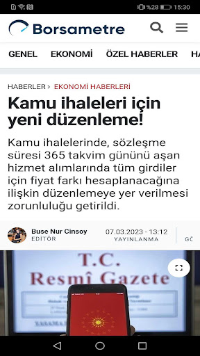 Borsametre Screen 2