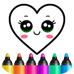 Aprender a Desenhar! Livro de Colorir Bebe Jogos Educativos Para