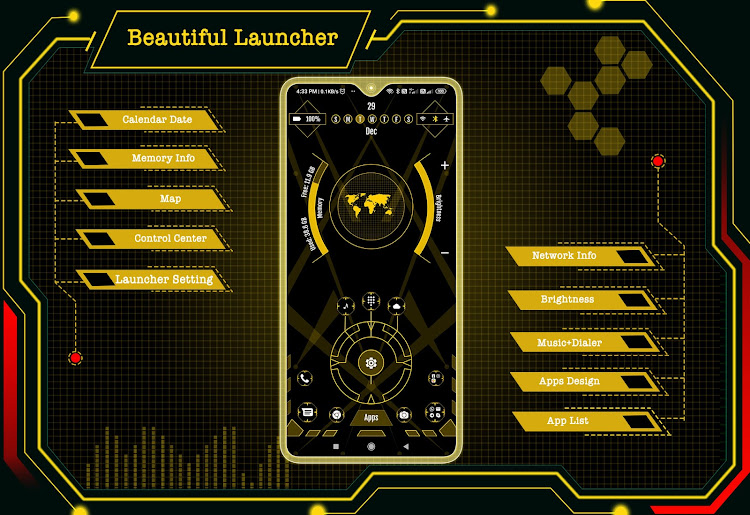 Beautiful Launcher - App lock - 22.0 - (Android)