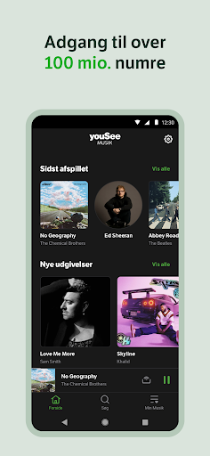 Android application YouSee Musik screenshort
