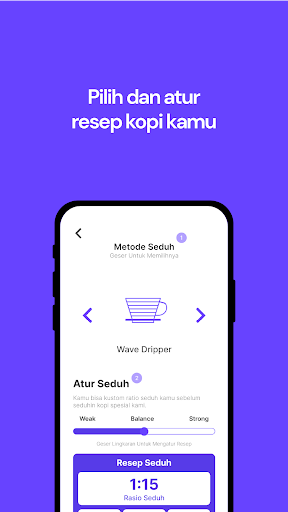 Bruwfier - Aplikasi Seduh Kopi Screen 2