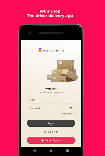 Android application WumDrop screenshort