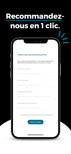 Android application Initial Immobilier screenshort