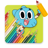Gumballl Coloring Book games icon