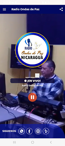 Android application Radio Ondas de Paz Nicaragua screenshort