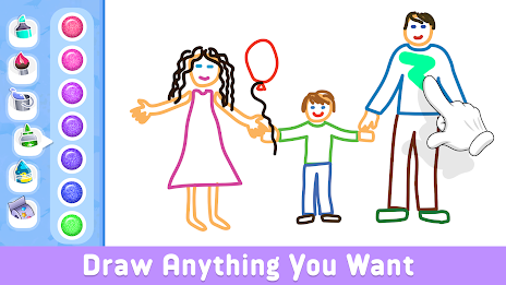 Kids Draw Games: Paint & Trace poster 1