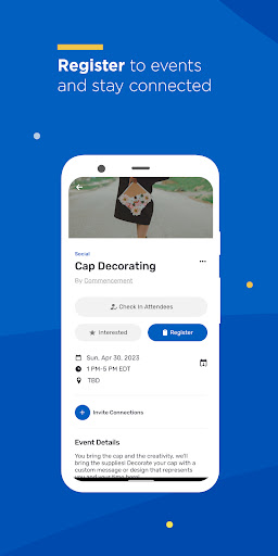 Screenshot of CampusGroups