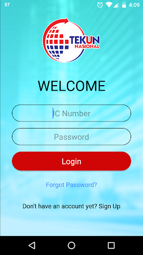 Android application TEKUNPay screenshort