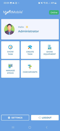 MaintMobile Screen 2