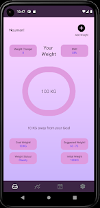 Weight and BMI tracker