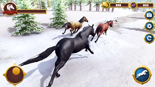 Sim familia caballos virtual