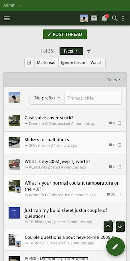 Jeep Wrangler TJ Forum Screen 3
