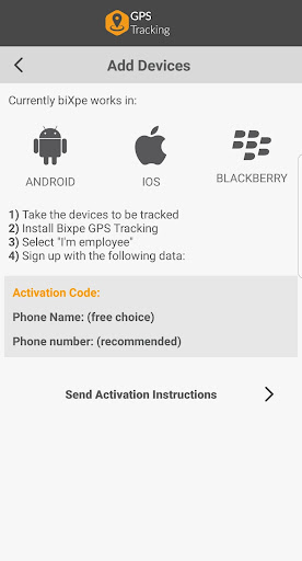 GPS Tracking employees Screen 3