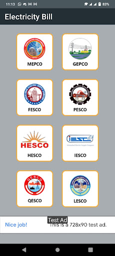 Electricity Bills Screen 2