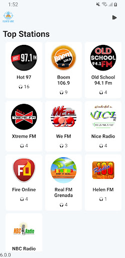 Android application Island Vibe - Caribbean Radio screenshort