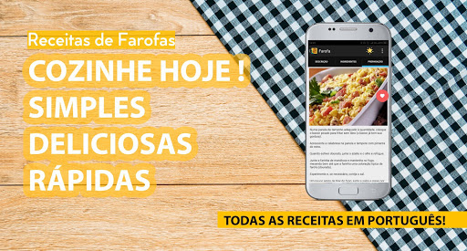 Android application Receitas de Farofas screenshort