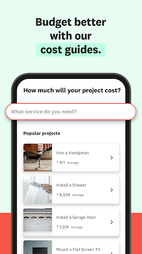 Screenshot of Angi: Hire Home Service Pros