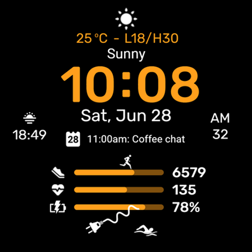Watch face CNW-38 screenshot 5