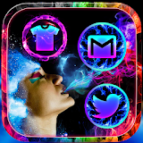 Smoke Colors Launcher Theme icon