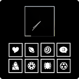 Boxed White Theme Go/Nova/Apex icon