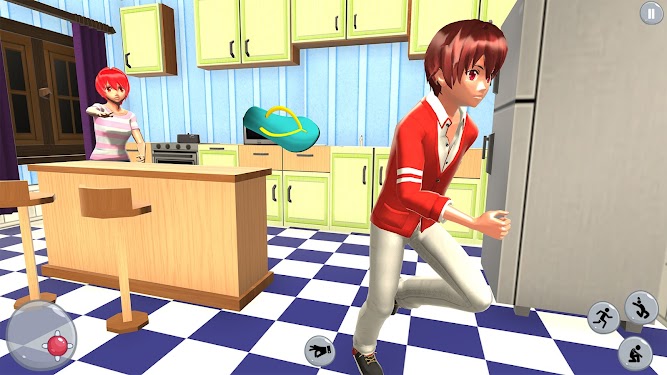 #1. Anime Scary Wife: Virtual Family Life (Android) By: BitTechStudio