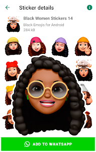 Black Emojis for WhatsApp