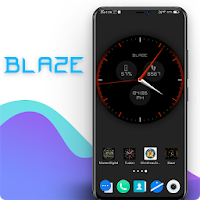 Blaze Clock Live Wallpaper