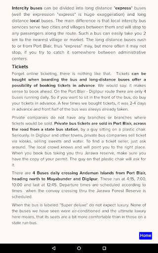 Andaman Islands Travel Guide. Screen 3